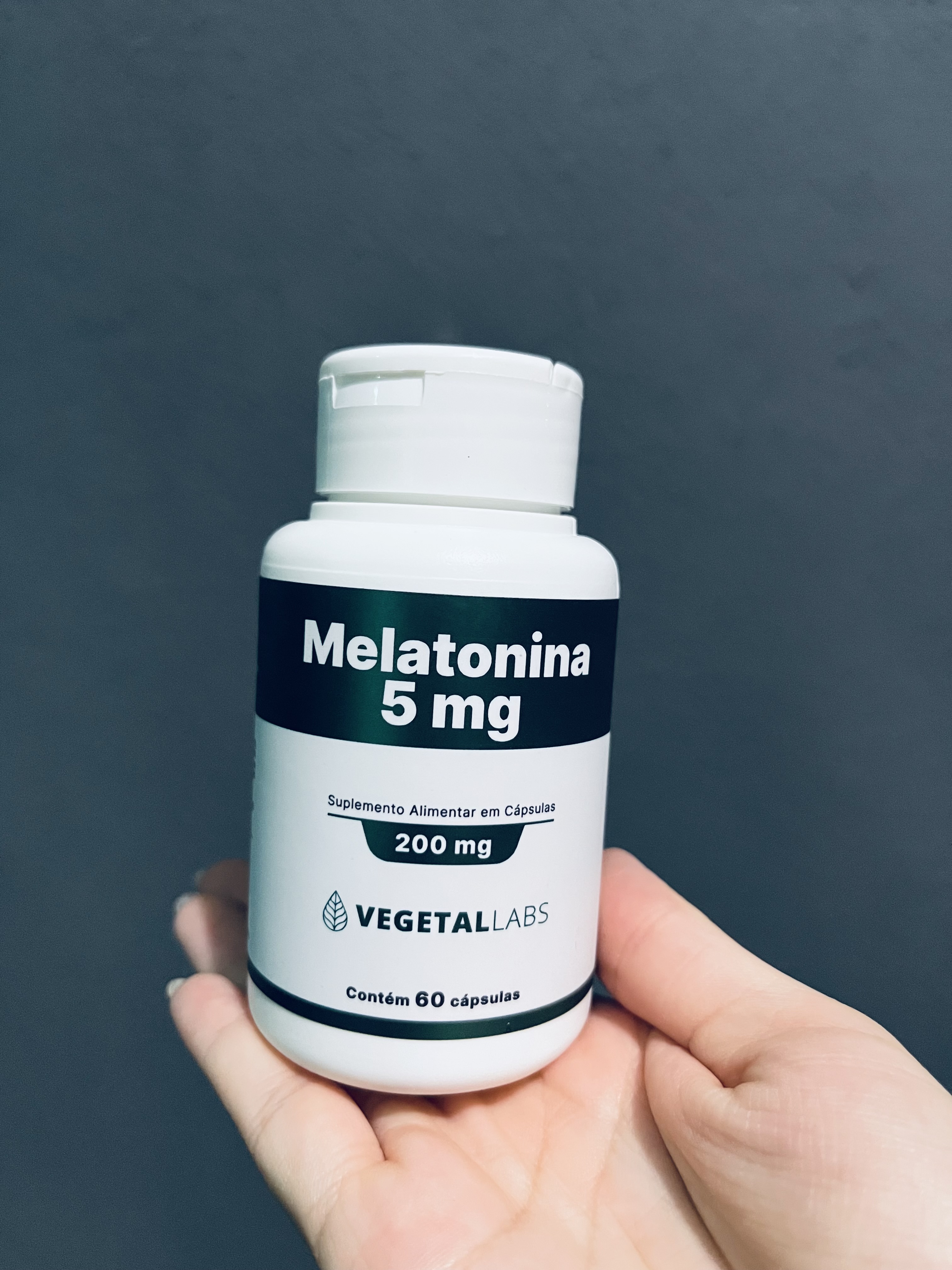 Melatonina, Vegetal Labs, 60 caps